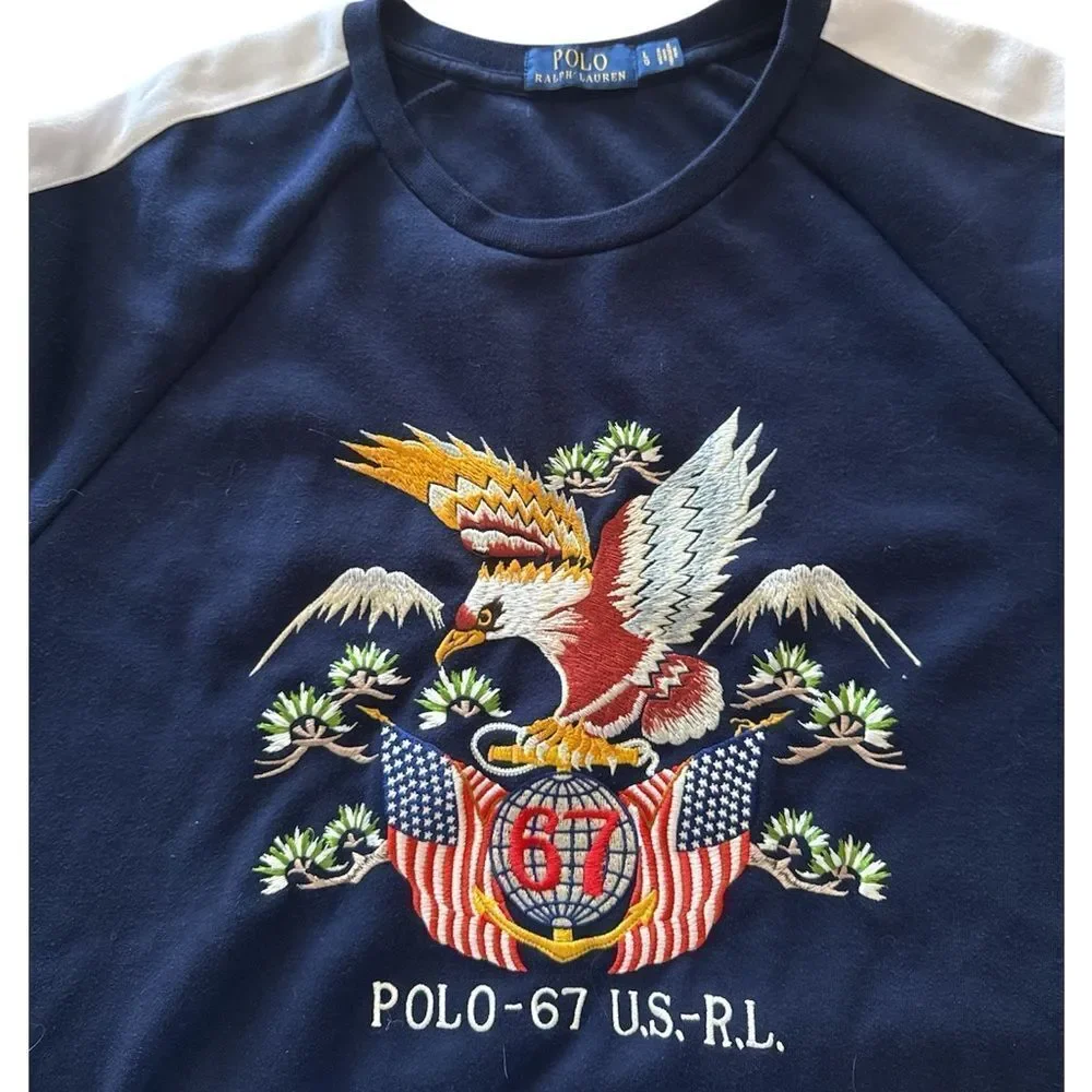 Polo Ralph Lauren navy crewneck